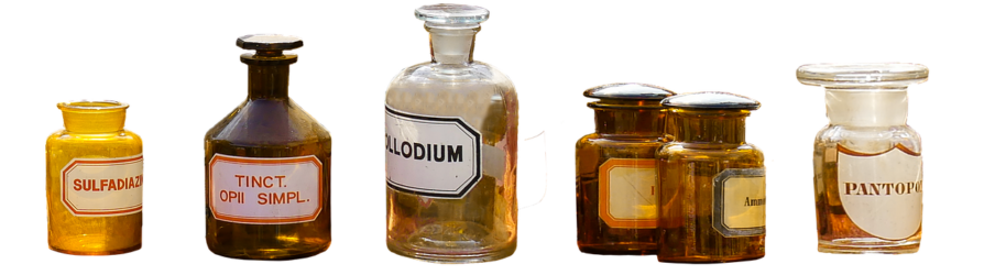 drug bottles Image by Gerhard Gellinger from Pixabay